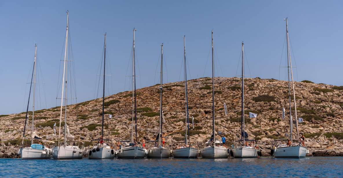 Heraklion: Catamaran Sailing to Dia island - Morning calm or afternoon light