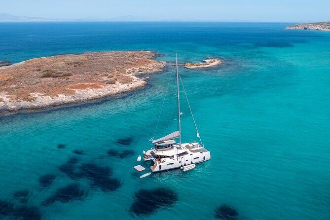 Heraklion: Dia Island Catamaran Cruise with Water Toys - Quick highlights for your Dia Island catamaran morning