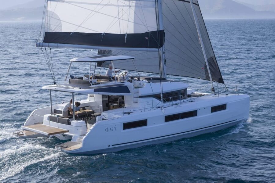 Heraklion: Dia Island Luxury Catamaran Cruise with Meal - From Cafe Marina to the open Cretan Sea