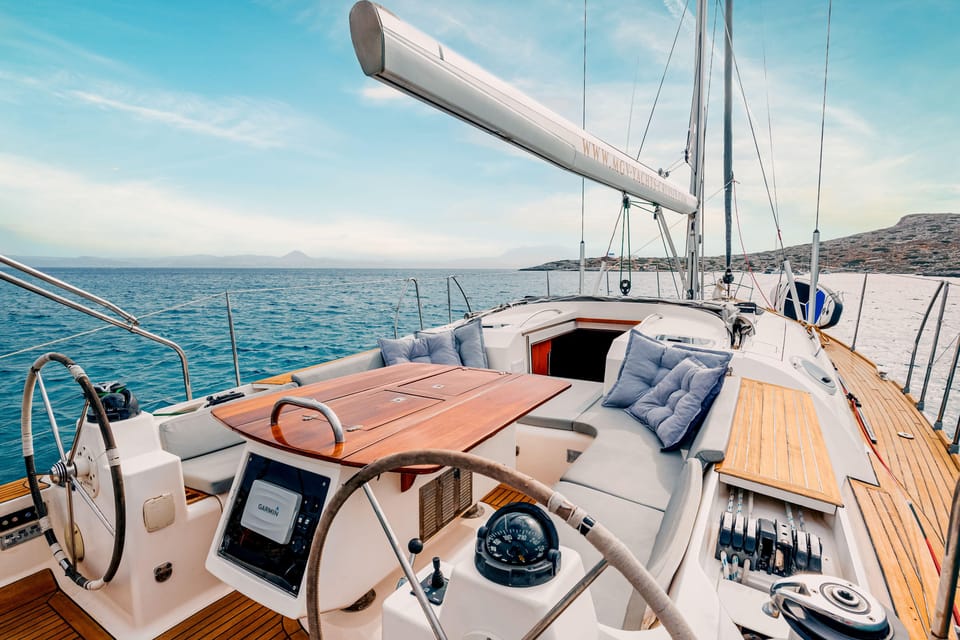 Heraklion: Dia Island Luxury Sailing Trip with Meal & Drinks - Morning, sunset, or full-day timing