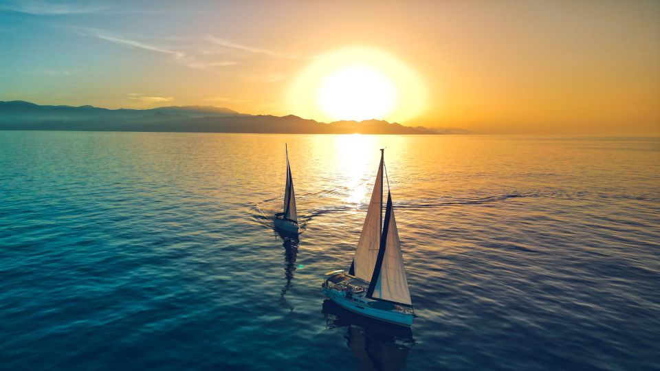 Heraklion: Dia Island Private Sailing Cruise with Full Meal - A Mediterranean lunch served on deck