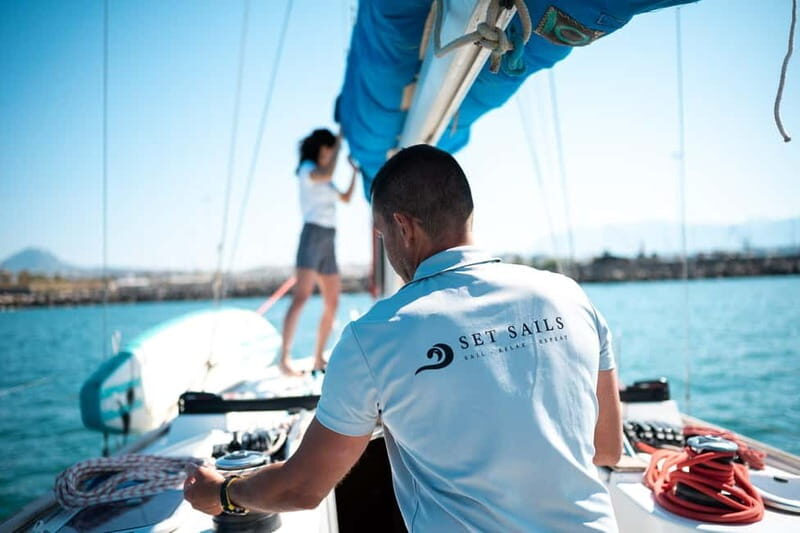 Heraklion: Dia Island Sunset Boat Tour with Dinner - Saint George Bay time: swimming, snorkeling, fishing, SUP