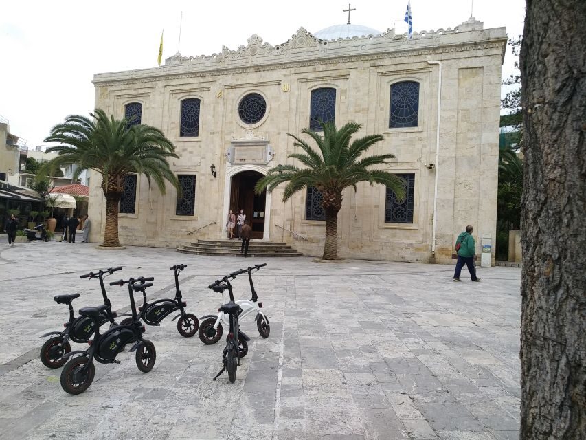 Heraklion: Ecobike Sightseeing Tour with Greek Meze - Central Market, Platia Kornarou, and the small pauses that make the day
