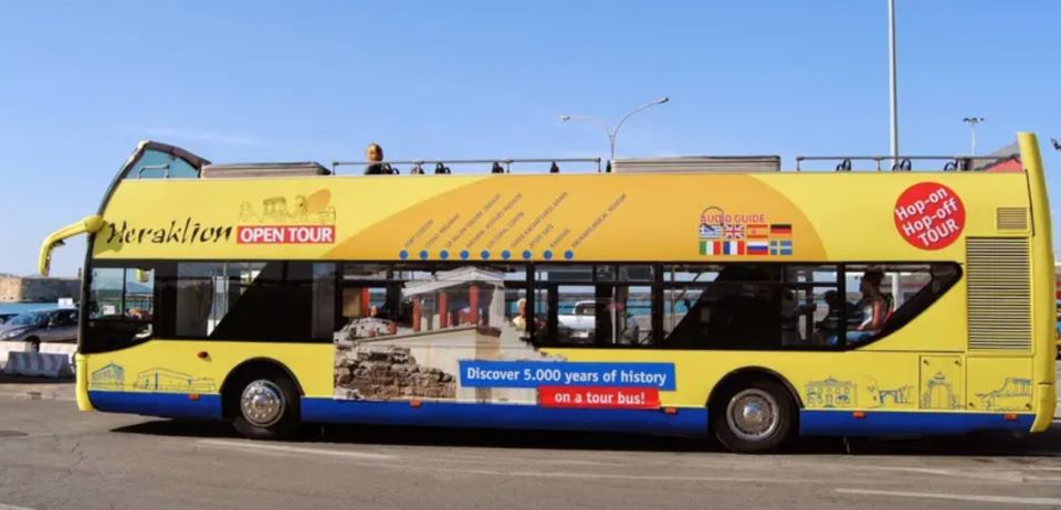 Heraklion: Hop-on Hop-off Open Top Bus Sightseeing Tour - What the Heraklion bus tour really gives you