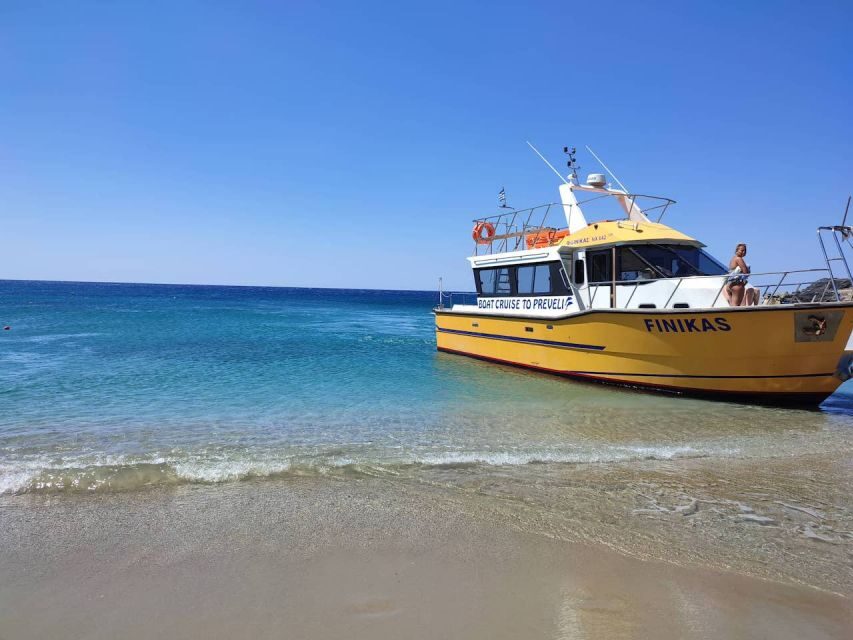 Heraklion: Preveli By Boat, Damnoni & Kourtaliotiko Springs - Preveli Palm Beach and the Palm Forest: spending your 2 hours well