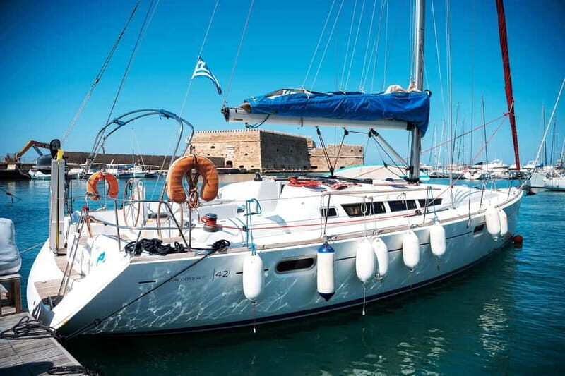 Heraklion: Sailing Trip to Dia Island with Lunch & Swimming - Saint George Bay at Dia: The 3-Hour Swim Block