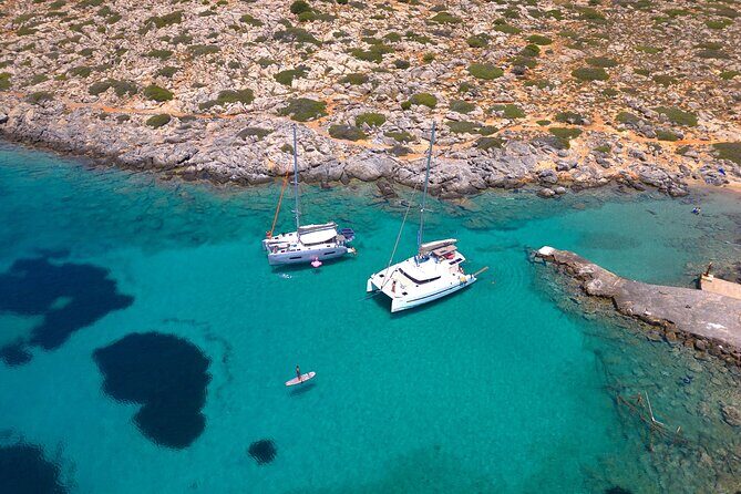 Heraklion: Sunset Luxury Cruise with Sushi and Open Bar - The First Hour at Sea: Relaxing Cruising on a Spacious Catamaran