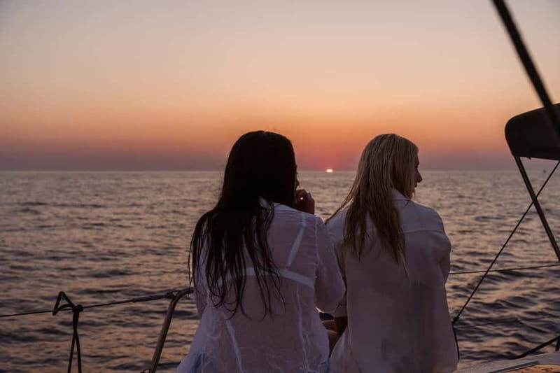 Heraklion: Sunset Sailing Cruise Dia Island with Snorkeling - Paddleboard time and onboard gear: making the day feel active