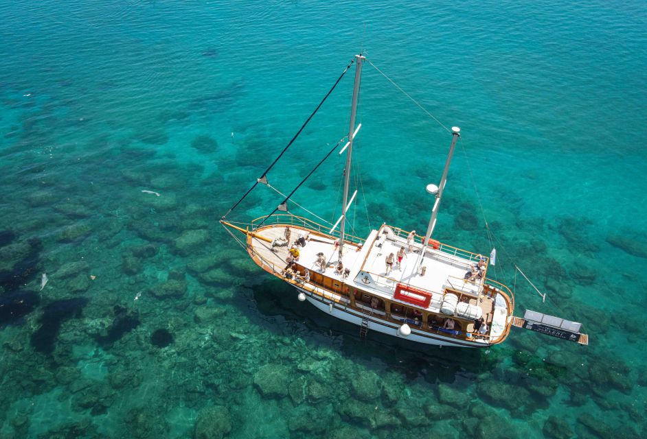 Hersonisos: Boat Cruise with Swim Stops and Lunch - Music, Sun, and the Feel of the Boat
