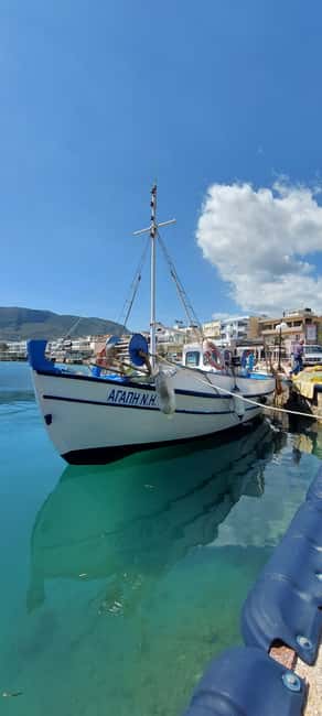 Hersonissos: Agapi Fishing Trips Sunset Cruise - Learning how Cretan nets are set