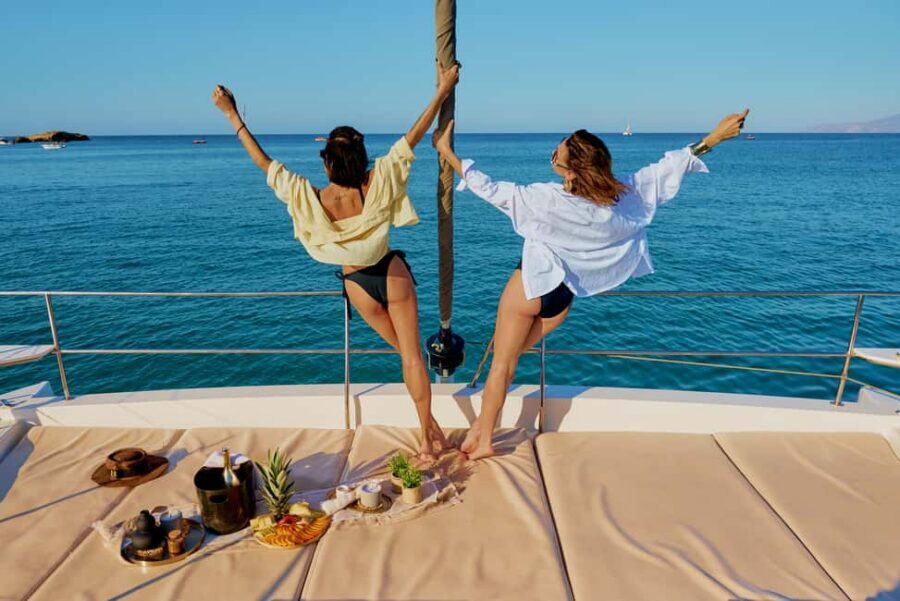 Hersonissos: Luxury Sunset Catamaran Cruise Sushi & Open Bar - Who should book this cruise (and who should think twice)
