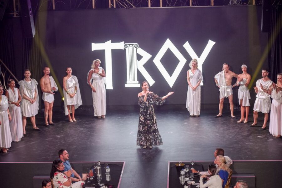 Hersonissos: Troy Dinner-Show Theatre Experience Tickets - The Phone Interaction: Scanning the QR Code and Choosing Sides