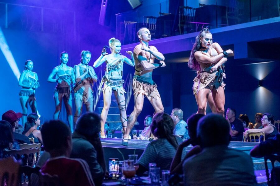 Hersonissos: Troy Dinner-Show Theatre Experience Tickets - What the Performances Feel Like: Acrobatics, Vocals, and Audience Energy