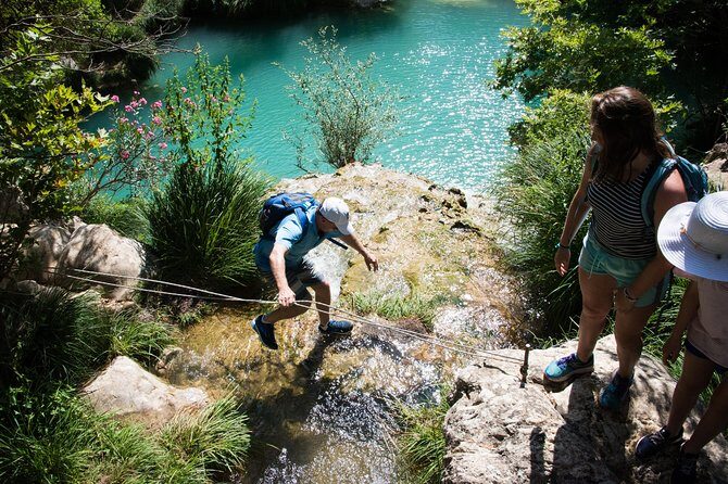 Hiking in Polilimnio Waterfalls - What to bring (and why) for a rocky waterfall hike