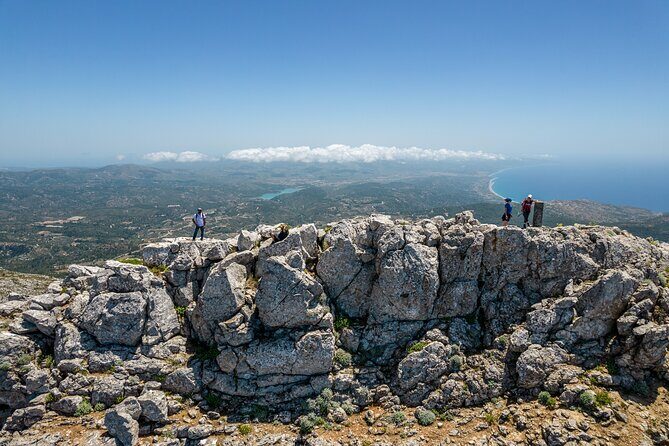 Hiking Mountain Akramitis Rhodes - pick up service available - Stop at St John Chapel: Snacks, Small Details, and a Real Breather