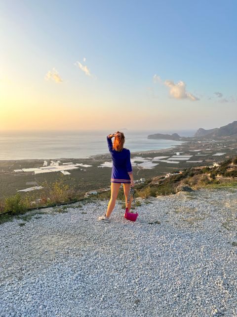 Horse riding,falasarna sunset,dinner in a tavern,drone video - Falassarna Beach at sunset: wine, swimming, and that wide horizon