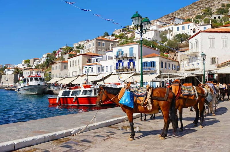 Hydra Island Trip from Athens with Ferry Tickets Included - Hydra time breakdown: harbour wandering, shopping, and a real swim option