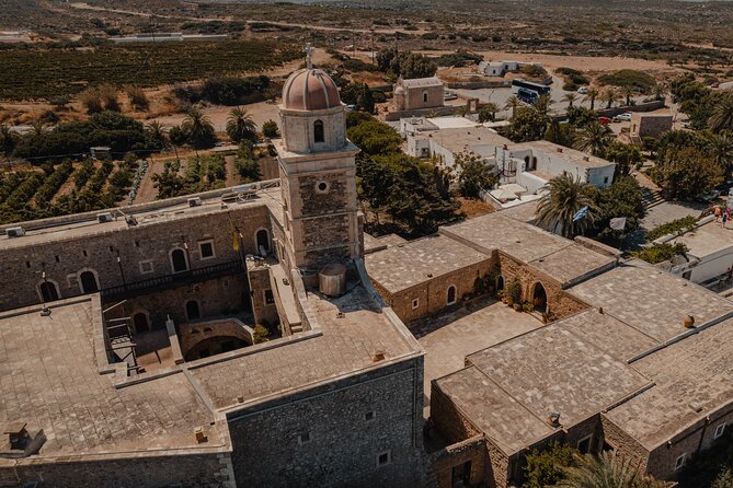 Ierapetra-Makrigialos: Vai Palm Beach, Moni Toplou & Sitia Tour - Toplou Monastery adds culture, wine, and a small extra fee