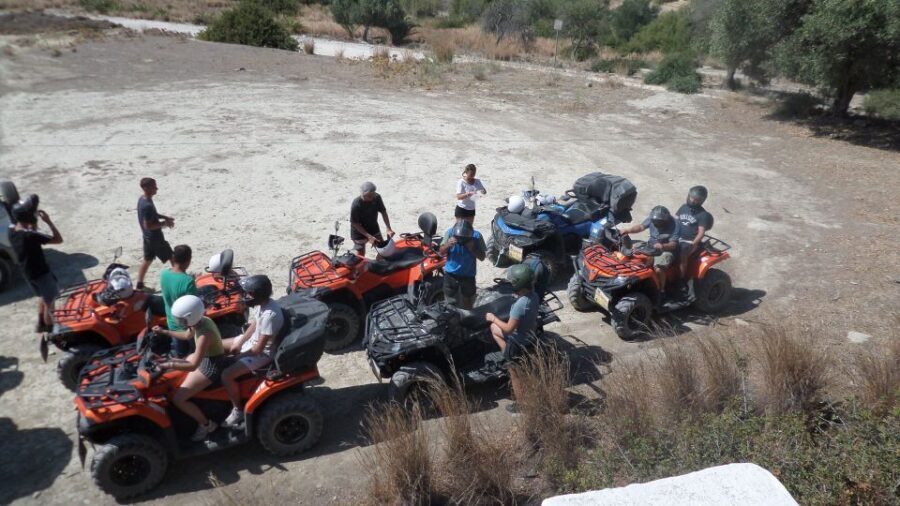 Ierapetra: Quad ATV 4x4 Exceptional Day in South Crete 2025 - The guide matters: French/English coaching and real safety focus