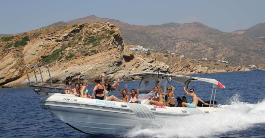 Ios Island: Speedboat Cruise from Mylopotas Beach - Papas, Plakes, and the Coast Between: Watching Without Rushing