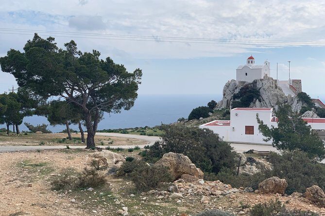 Karpathos scenic Agia Kyriaki Walk from Pigadia - The chapel stop: shade, photos, and a real pause