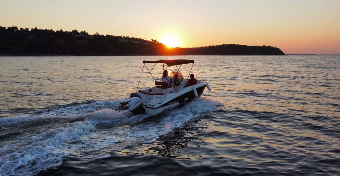 Kassandra: Private Sunset Cruise with Drinks & Swimming - A Sunset Cruise Built Around Two Swims