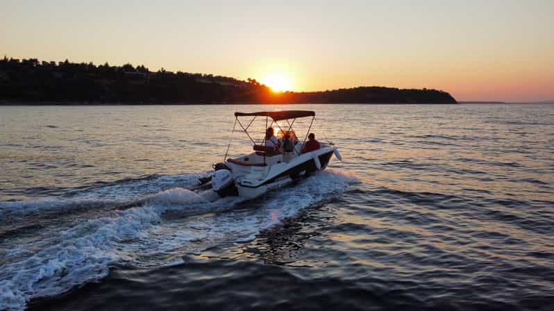 Kassandra: Private Sunset Cruise with Drinks & Swimming - The Return Ride Is the Main Event