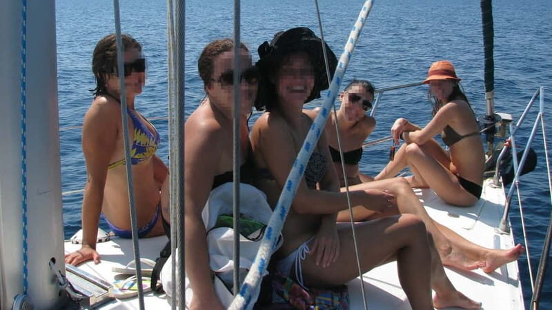 Kassandra: West Sithonia Coves and Islets Sailboat Tour - Chrousso Marina to first splash: what the day looks like