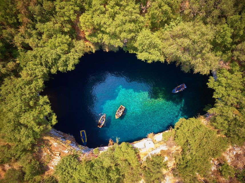 Kefalonia: The Caves & Myrtos beach - Melissani Lake and the short boat ride