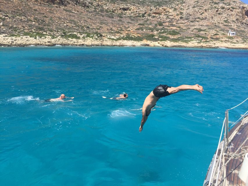 Kissamos: Balos and Gramvousa Private Sailing Trip with Meal - Balos Lagoon: swim, snorkel, and soak up the white sand
