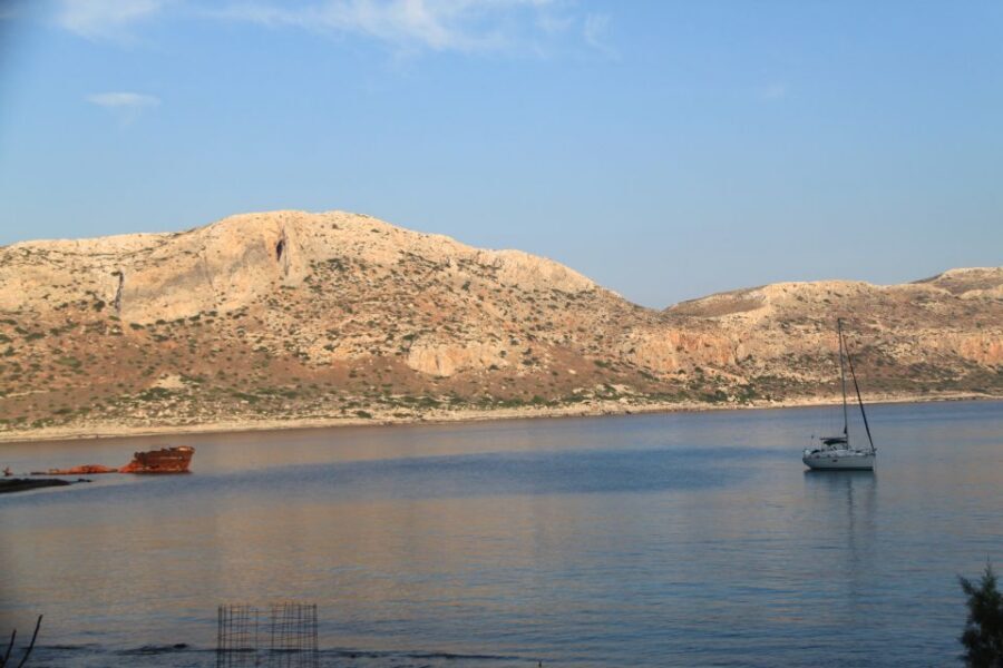 Kissamos: Balos and Gramvousa Private Sailing Trip with Meal - Getting back to Kissamos: covered comfort and a shower option