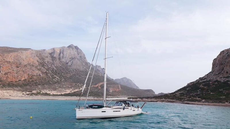 Kissamos: Balos & Gramvousa Luxury Catamaran Cruise - Balos Lagoon beach time: famous sand, crowded vibes, great swimming