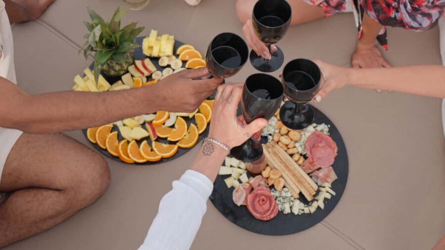 Kissamos: Balos Lagoon Sunset Cruise with Swimming & Snacks - Swimming in Balos: bring a towel and plan for wind and steps
