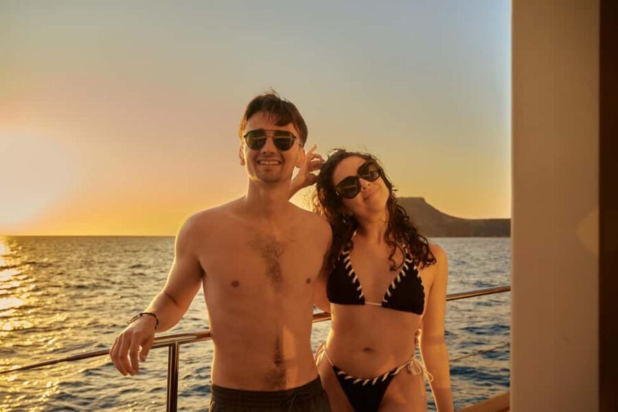 Kissamos: Catamaran Balos Sunset Cruise with Sushi & Drinks - Key highlights you’ll care about