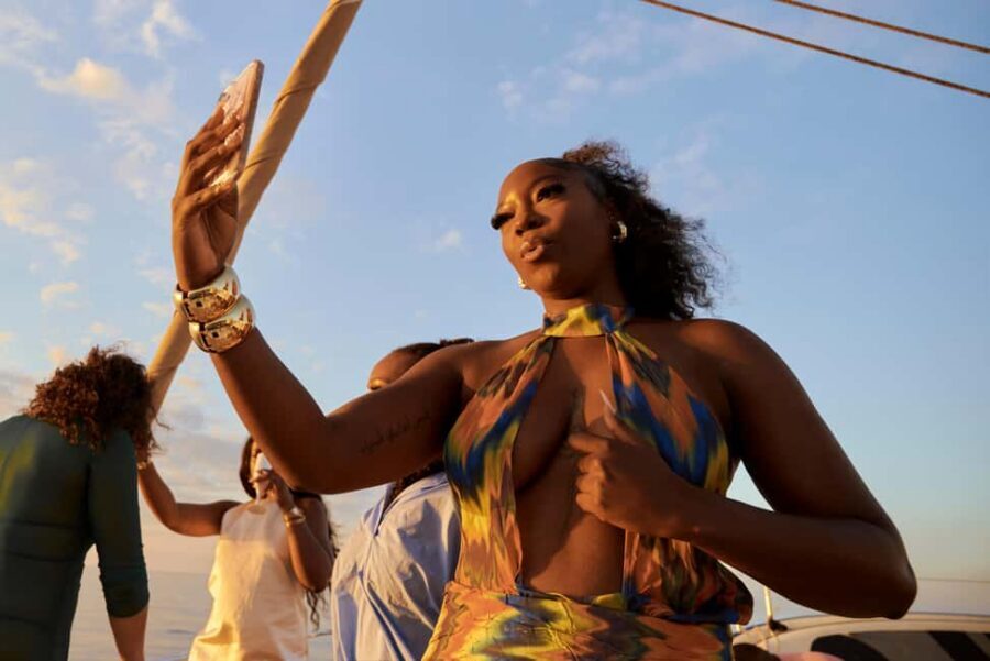 Kissamos: Catamaran Balos Sunset Cruise with Sushi & Drinks - Balos Lagoon: the part you came for, with tender access
