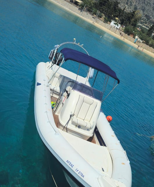 Kissamos: Private RIB Cruise to Balos Lagoon & Gramvousa - Leaving Kissamos Harbour by private RIB