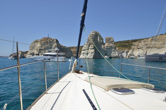 Kleftiko Poliegos and Round Trip Of Milos Island Lunch & Open bar - Crew and group vibe: safety-first, but the music can be a factor