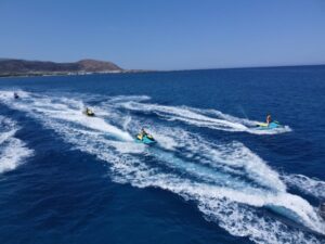 Kolymvari - Afrata & Menies Jet Ski Safari - From Kolymvari Watersports kiosk to your jet ski briefing