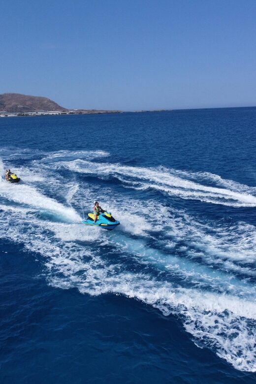Kolymvari - Afrata & Menies Jet Ski Safari - The ride style: guided jet skis led by a boat