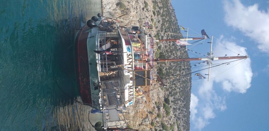 Kos: 3-Island Cruise with Lunch, Swimming and Audio Guide - Plati Island swim time: fast, watery, and very physical in a good way