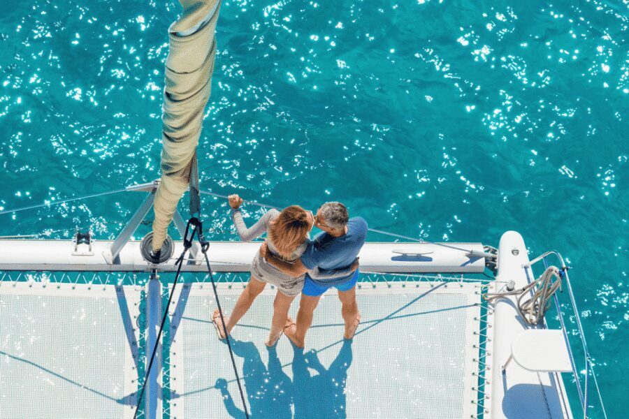 KOS: Catamaran Day Cruise – Swim, Snorkel, Food & Drinks! - Kos to Pserimos by catamaran: what the day feels like