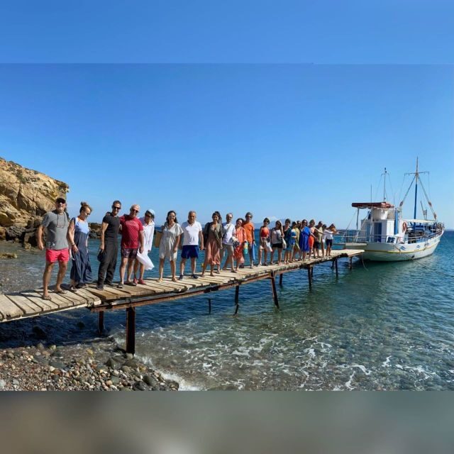 Kos: Kefalos Bay Boat Cruise with Fishing, Swimming, & Meal - Sailing past Kastri islet and the St. Nicholas + St. Stefanos sights