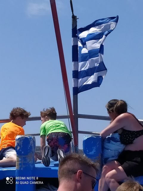 Kos: Kefalos Bay Boat Cruise with Fishing, Swimming, & Meal - The secluded beach stop: swimming, snorkeling, and sunbathing time