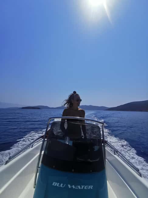 Kos: Private Speedboat Rental - No License Required - Driving a small motorboat in Kos: what to expect on the water