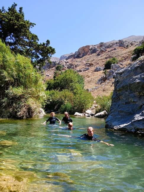 Kourtaliotiko Gorge: Guided River Adventure Trek with Lunch - Tropical Gardens and an Olive Grove Finish: When the Water Stops, the Green Keeps Going