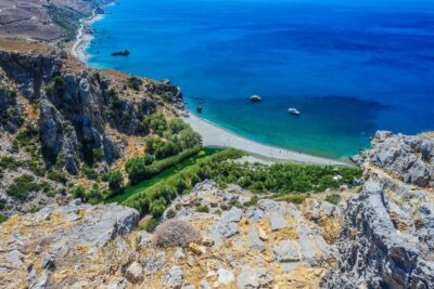 Kourtaliotiko Gorge & Preveli or Kalypso Beach | Private - Kourtaliotiko Gorge: cold water and real footing