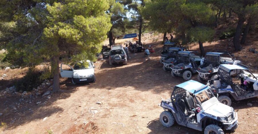 Laganas: Off-Road Buggy Adventure in Zakynthos with Lunch - Korakonisi swimming stop: how to make the most of 1.5 hours