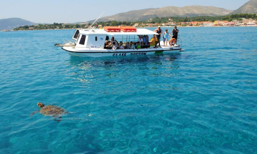 Laganas Zakynthos: Marathonissi, Keri Caves and Turtles Spot - Keri Caves swim stop: clear water and a quick reset