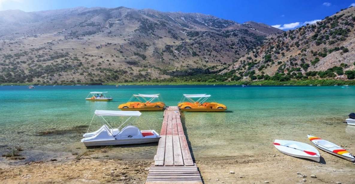 Lake Kournas: Pedal Boat Rental With Transfer - Key points to know