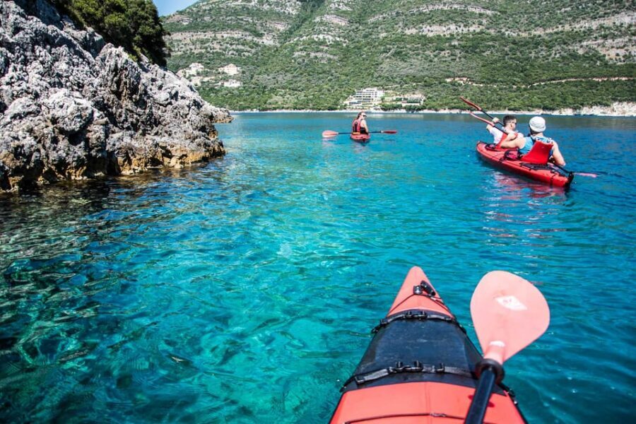 Lefkada: Blue Cave Kayak Tour with a Taste of Greece - Return paddle and the wind factor: how to finish strong